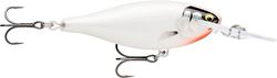 Rapala - Shad rap pesca ad esca Balsa costruzione (senza piombo) - esca in acqua dolce galleggiante - profondità di nuoto 2,7 m - dimensioni 5,5 cm / 7g - Made in Estonia - Gilded Ghost