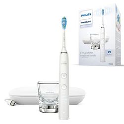 Philips Sonicare HX9911/27 DiamondClean - Cepillo de dientes eléctrico (con 4 programas de limpieza, temporizador), color blanco