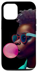 Carcasa para iPhone 15 Young Black Boy Joy Bubble Gum Fun African Melanin Prince 5
