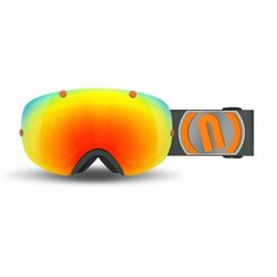 Neon Break Skidmask svart orange fluorescerande spegel röd