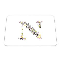 Bonamaison, Tapis de Souris Rectangle Imprimé Numériquement, Fond Antidérapant, pour Bureau et Maison, Taille: 22x18cm