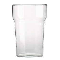 48X Beer Glasses 570ml/132X91mm Stackable Pint Tumblers CE Marked Restaurant