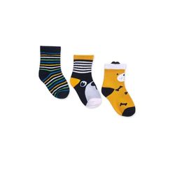 Tuc Tuc Set van 3 sokken, voor jongens, marineblauw, collectie mops, marineblauw, 3 maanden