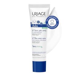Uriage Baby Peri-Oral Care with Organic Edelweiss & Copper-Zinc 30ml - Instantly Soothes Irritation - Repairs & Purifies Skin - Fast-absorbing - Fragrance-Free - 94% Ingredients of Natural Origin