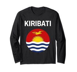 Bandera de Kiribati moderna Manga Larga