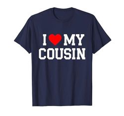Amo a mi primo, corazón mi primo Camiseta
