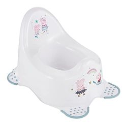 keeeper Orinal infantil Peppa Pig, De 18 meses a 3 años aprox, Antideslizante, Adam, Blanco Nordic