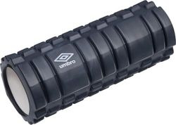 Umbro Rullo fasciale – Rullo massaggiante – Sport e fitness – Allevia i muscoli – Nero – 14 x 33 cm