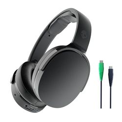 Skullcandy Hesh Evo Casque Supra-Auriculaire sans Fil, Autonomie 36 h, Microphone, Compatible iPhone + Android + Appareils Bluetooth - Noir