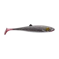 Jackson The Baitfish gummifisk 15 cm. Färg silver baitfish. Professionell gös och gädda fiskedrag Shad. Gummi konstgjort bete. Gummibete softbait. 1 styck