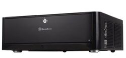 SilverStone SST-GD06B - Grandia HTPC Micro ATX Computer Case, Silent High Airflow Performance, 2x 3.5 Inch Hot Swap Drive Bay, lockable, black