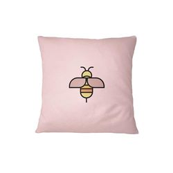 Bona Basics, Funda de cojín Decorativa, decoración del hogar, para sofá, cafetería, Tamaño: 60x60 cm, Color: Rosa Claro