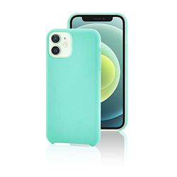 Pure Touch - Carcasa de Silicona para Apple iPhone 12 Mini, Color Verde Menta