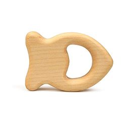 grünspecht 597 – 00 piedras preciosas con sonajero pescado, diseño de y madera Sonajero