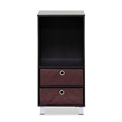 Furinno Comodino con 2 Cassetti, 83.82 x 34.29 x 37.47 cm