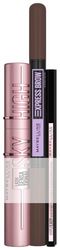 Maybelline New York Set de maquillaje de ojos con Sky High, Hyper Easy Liner y Brow Satin Duo Ceja Lápiz Nº 04 Deep Brown