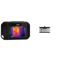 FLIR C3 Compact Thermal Imaging Camera with Wi-Fi - 72003-0303 & ONE Thermal Camera for iOS