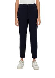 s.Oliver Damesbroek Tapered Leg Blue 32, blauw, 32