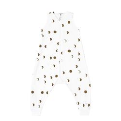 Casual sovoverall för barn med ben 0,5 tog andas av jersey med TENCEL™ Lyocell/Sleeping Jumper Moon milky, storlek 86/92