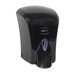 Medichief Distributeur de savon moussant mural 1 litre | Distributeur manuel noir pour les zones occupées | Distributeur de mousse pour une utilisation avec des liquides désinfectants et moussants