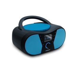 MOOOV 477412 Lecteur CD Sportman avec Radio FM, Port USB, Fonctions Sleep et ID3 écran LED, AUX-in, Sortie Casque, égaliseur