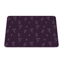 Bonamaison, Tapis de Souris Rectangle Imprimé Numériquement, Fond Antidérapant, pour Bureau et Maison, Taille: 22x18cm