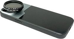 SYSTEM-S ND Vario Filtro 37 mm 2 a 4000 Densidad Neutra con Funda para iPhone 14 Plus