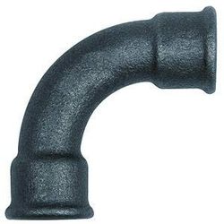 RIEGLER 133587-TFB 2-14-S Arco 2, 90°, largo, Rp 1/4 i, Rp 1/4 i, hierro maleable negro, 1 unidad