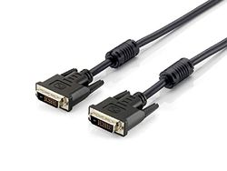 Equip DVI-D-Dual-Link förlängningskabel DVI-D 24 + 1 kontakt > DVI-D 24 + 1 uttag, 1,80 m