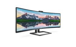 Philips Monitors 499P9H, 49", Curved 1800R, SuperWide, 70Hz, VA, AdaptiveSync (5120x1440, 450cd/m, HDMI 2x2.0, Displayport 1x1.4), negro