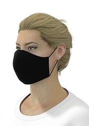 AVANTEX Lot de 3 masques de communauté en coton Noir