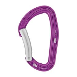 Petzl, Djinn, Robuuste Karabijnschat Voor Klimmen In Cliff, Paars, Leva Curva, Unisex Volwassen