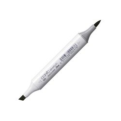 COPIC Sketch W-9, Warm Gray No. 9, Twin Marker avec une pointe moyenne et une pointe pinceau