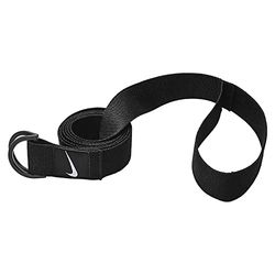 Nike Unisex – volwassenen IKE Mastery Yoga Strap Yogaband, zwart/antraciet/lt smoke grey, 182 cm
