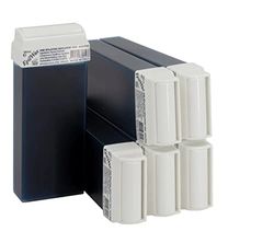 EpilWax - Roll On Cire Epilation à l'Azulène - Jambes, Aisselles, Corps - Facile à étaler et à Retirer - Lot de 6 Recharges/Cartouches - 100 ml