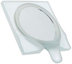 Spirella Table Accessory Venus Mirror Ice Blue 1203067, White, Standard