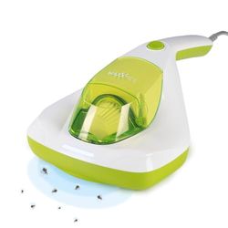 MAXXMEE Aspirador de Mano antiácaros | Destruye hasta el 99,9% de Todos los ácaros del Polvo con luz UV-C | Contenedor de Polvo de 250 ml [Filtro HEPA]