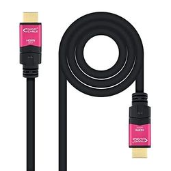 glowster HDMI 2.0 kabel 15 m 4K @60Hz A/A-A/M repeater zwart ideaal voor hoge-resolutie verbindingen op televisies en multimedia-apparaten