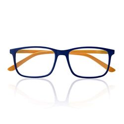 De Tomaso " 509" Blu-Arancione (+3,00) Occhiali da lettura per presbiopia