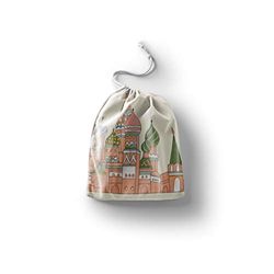 Bonamaison Printed Cotton Produce Bag with Drawstring, Reusable Grocery Bag, Biodegradable Eco-Friendly Bags, Travel Pouch, Sachet Bags, Shopping Bag, Eco Friendly, Foldable, Size: 12x15 Cm