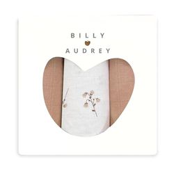 Pack of 3 Muslin Muslin Cloths | Almond/Wildflowers