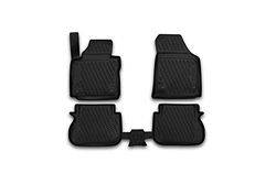 Element EXP.CARVLK0003 Tailored Premium Anti-Slip Rubber Car Mats for VW Caddy IV 2015-02/2020 Black Fit