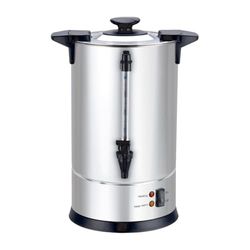 LOUIS TELLIER - Percolateur à café professionnel - Capacité 6,3 L - 50 tasses - INOX - Filtre en inox - Robinet anti-gouttes