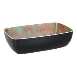 Viejo Valle Schaal 165936 Zwart Melamine 26,5 x 16,2 x 7,5 cm (6 stuks)