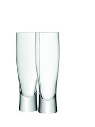 Bierglas bar set met 2 stuks helder 550ml