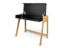 Symbiosis Aura Desk, Oak and Black 94x53x76 cm