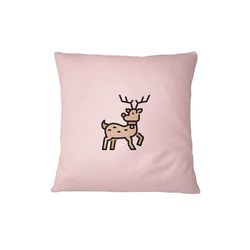 Bona Basics, Funda de cojín Decorativa, decoración del hogar, para sofá, cafetería, Tamaño: 45X45 cm, Color: Rosa Claro