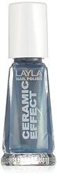 Layla Cosmetics Milano Céramique Effet Vernis à Ongles Golden Gray 10 ml