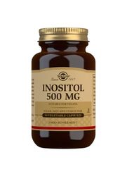 Solgar Inositol 500 mg Vegetable Capsules - Vitamin B8 - Vegan, Vegetarian, Kosher, 50 Count (Pack of 1)