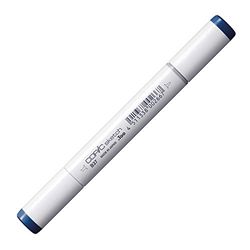 COPIC Sketch Marker Type B - 37, Antwerp Blue, professionele brush marker, op alcoholbasis, met een Super Brush punt en een Medium Broad punt.